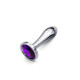 Анальная пробка Amethyst Gem (S (8 х 2,2 см )
