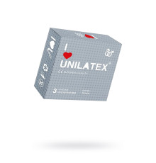 Презервативы Unilatex Dotted, с точечной поверхностью, 3 шт