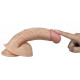 Фаллоимитатор Real Extreme от Love Toy, с вибрацией (18 см х 4 см)
