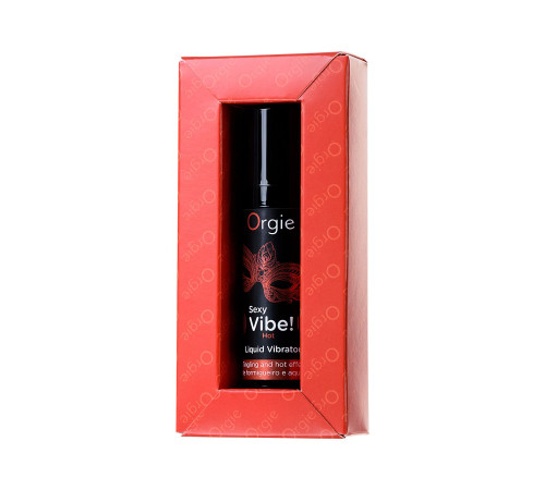 Жидкий вибратор ORGIE SEXY VIBE! HOT  с разогревающим эффектом 15мл