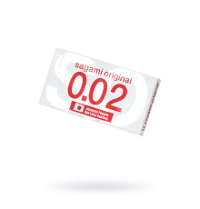 Презервативы Sagami 0.02, полиуретановые, 2шт