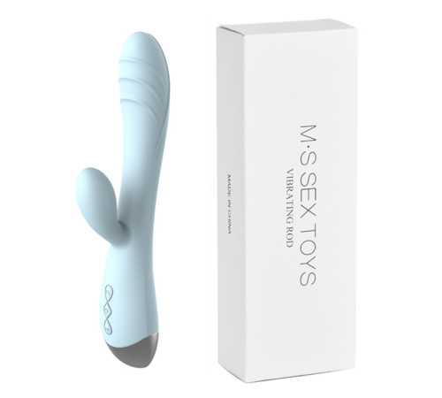 Вибратор-кролик SexToys голубой