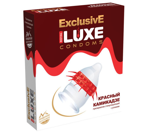 Презервативы Luxe Exclusive Красный Камикадзе, 1 шт