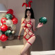 Эротический костюм "Горячая Bunny-Дива", красный, S-L