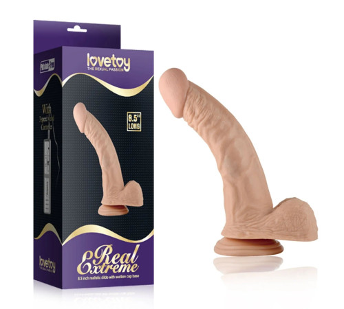 Фаллоимитатор Real Extreme от Love Toy, с вибрацией (18 см х 4 см)