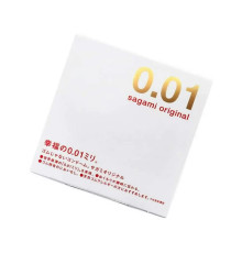 Презервативы Sagami 0.01, полиуретановые, 1шт