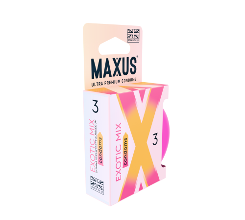 Презервативы Maxus Exotic Mix, 3 шт