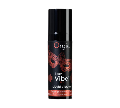 Жидкий вибратор ORGIE SEXY VIBE! HOT  с разогревающим эффектом 15мл