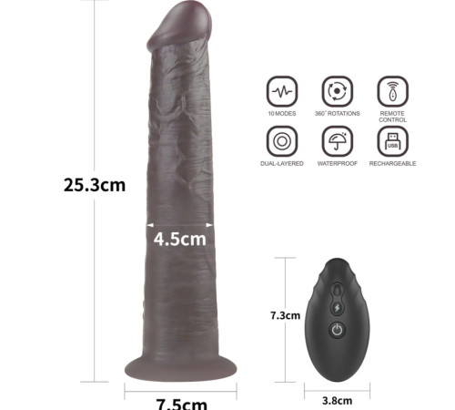 Фаллоимитатор от Love Toy (25 см х 4,5 см)