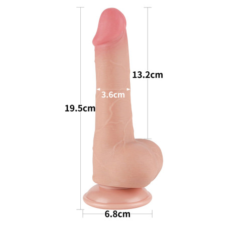 Фаллоимитатор от Love Toy (19 см х 3,5 см)