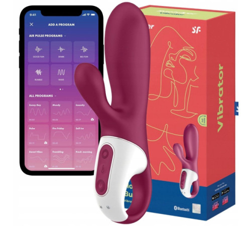 Вибратор Hot Bunny от Satisfyer, с подогревом