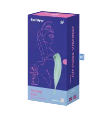 Вибратор с воздушной стимуляцией клитораTwirling Pro+ от Satisfyer, мятный