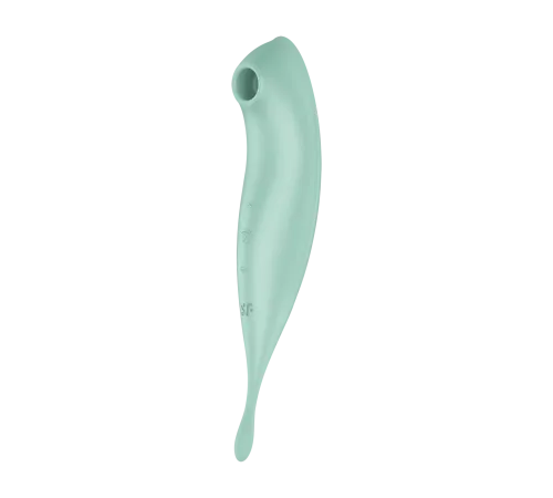 Вибратор с воздушной стимуляцией клитораTwirling Pro+ от Satisfyer, мятный